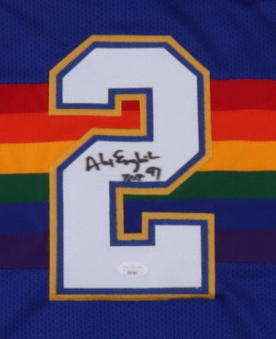 Alex English Signed Denver Nuggets Jersey (JSA) 8xNBA All-Star 1982–1989 Forward