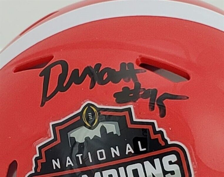 Devonte Wyatt Signed Georgia Bulldogs Mini Helmet (JSA COA) Green Bay Packers DE