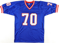 Leonard Marshall Signed New York Giants Jersey (JSA COA) 2xSuper Bowl Champ D.E.