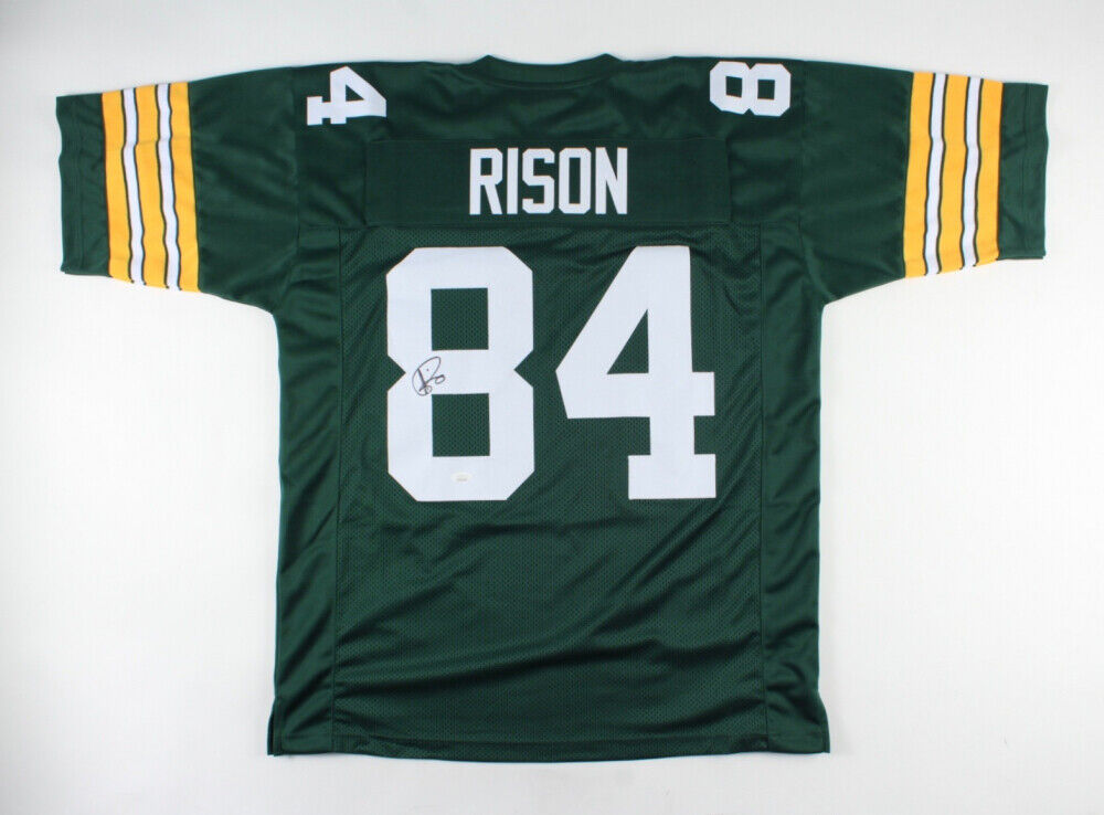 Andre Rison Signed Green Bay Packers Jersey (JSA COA) Super Bowl XXXI Champ  W.R.