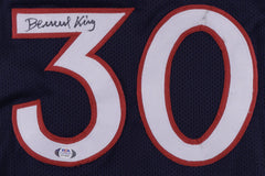Bernard King Signed New York Knick Throwback Jersey (PSA/DNA COA) 4xNBA All Star