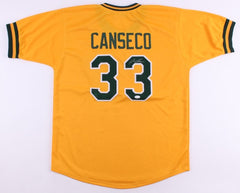 Jose Canseco Signed Athletics Jersey (JSA) 2×World Series Champion 1989, & 2000