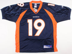 Eddie Royal Signed Denver Broncos Reebok NFL On Field Style Jersey (JSA COA)