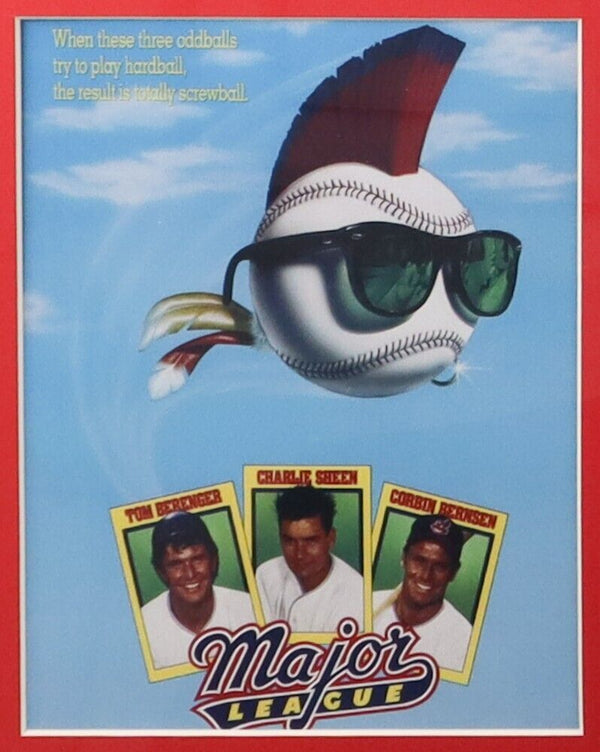 Charlie Sheen Signed Major League Wild Thing Glasses (Beckett