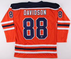 Brandon Davidson Signed Oilers Jersey (Beckett) Playing career 2011–present