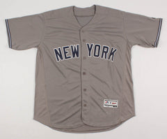 Greg Bird Signed New York Yankees Gray Road Custom Jersey (JSA COA) 1st Baseman