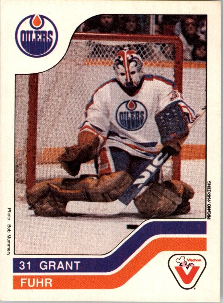 Grant Fuhr Autographed Edmonton Custom Blue Hockey Jersey - JSA COA
