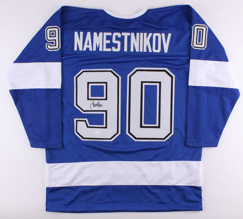 Vladislav Namestnikov Signed Lightning Jersey (JSA) Playing career 2009–present