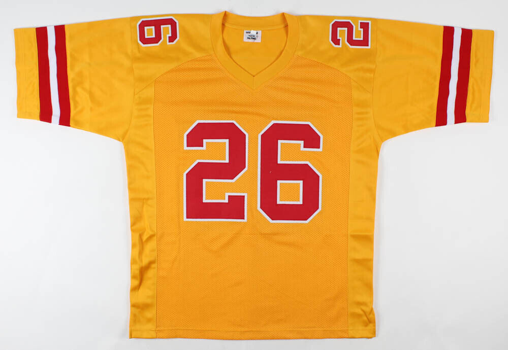 Damien Williams Signed Kansas City Chiefs Yellow Throwback Jersey