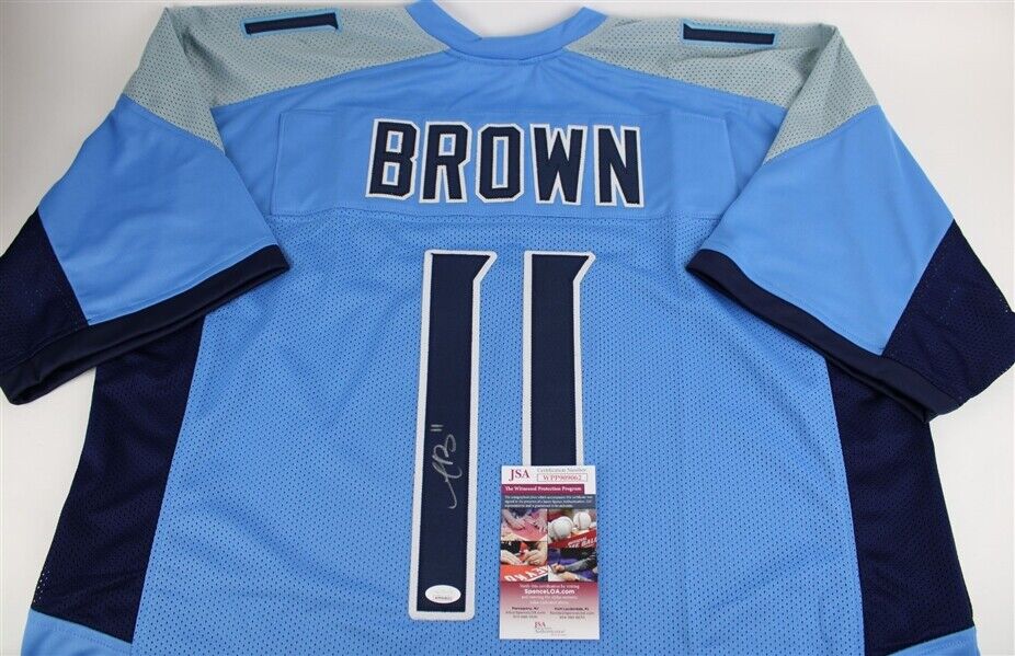 A.J Brown Signed Tennessee Titans Jersey (JSA COA) Draft Pick 2019 Wid –