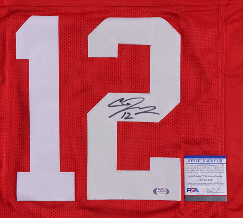 Cardale Jones Signed Ohio State Buckeyes OSU Jersey (PSA COA) 2015 NTL. Champ QB