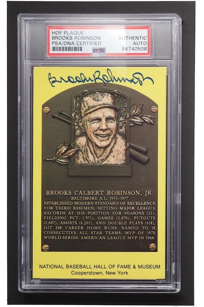 MLB Brooks Robinson MLB Baseball Hall of Fame Autographed 