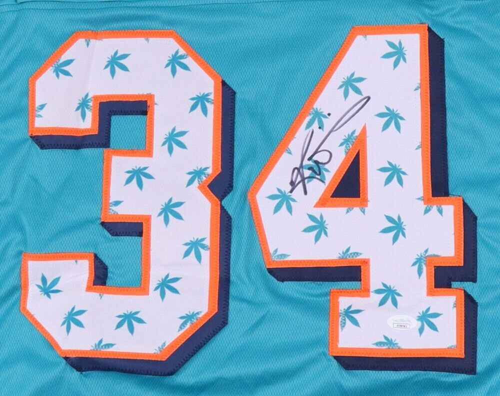 2002 Ricky Williams Game Worn, Signed & Unwashed Miami Dolphins