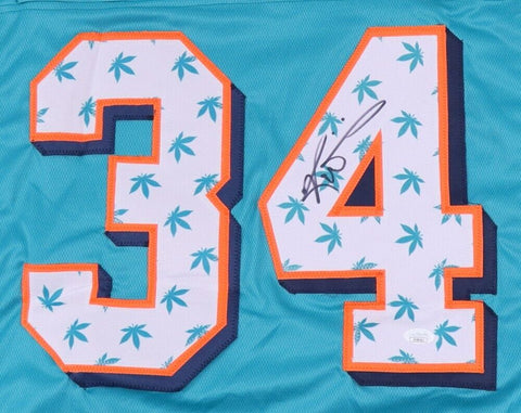 Ricky Williams Signed Miami Dolphins Jersey (JSA COA) 2002 NFL Rushing Leader