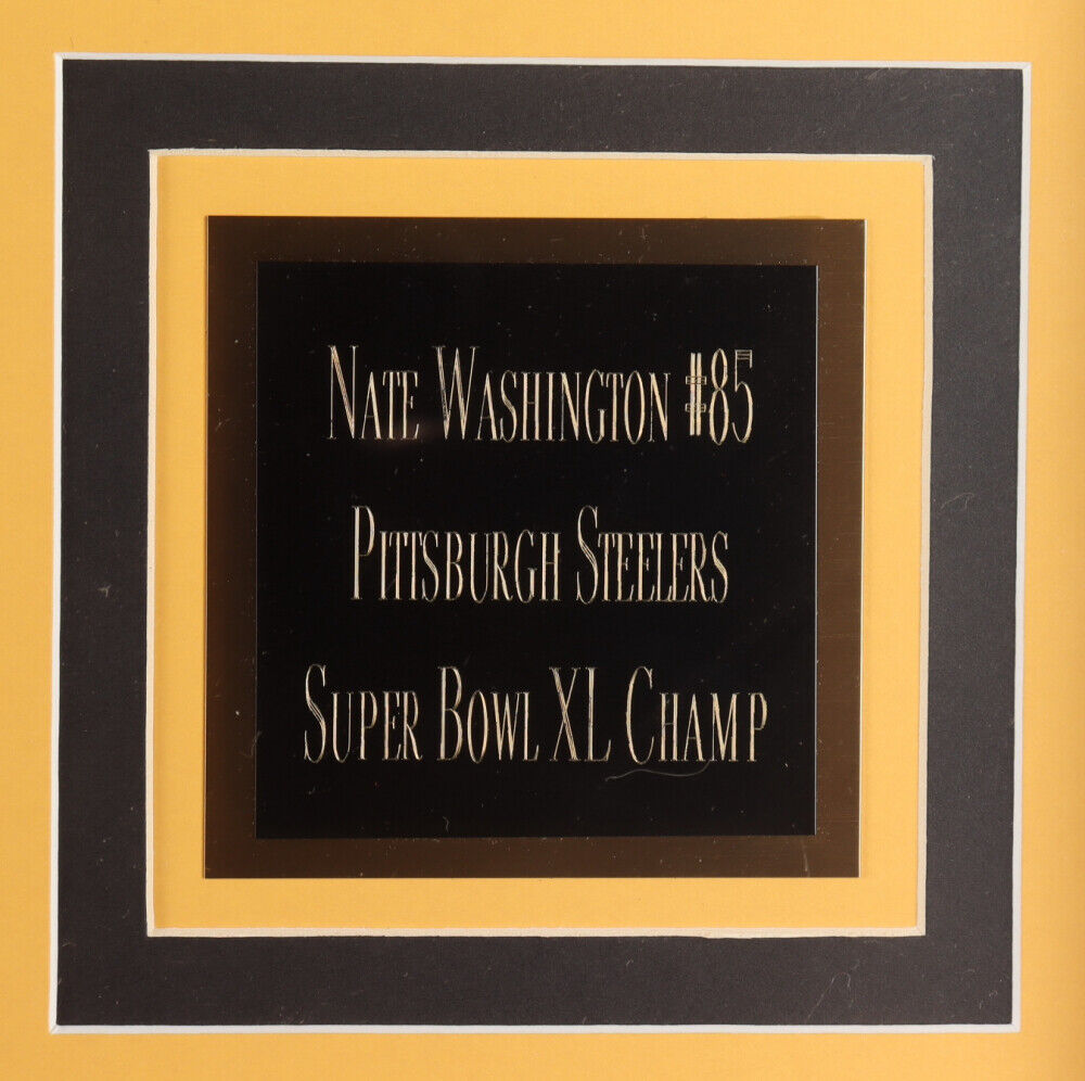 STEELERS LOGO SUPERBOWL XL CHAMPS PHOTO PLAQUE