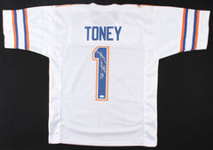 Kadarius Toney Signed Florida Gators Jersey (JSA COA) 2021 1st Rnd Pk NY Giants