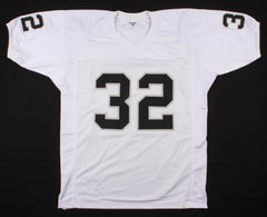 Zack Crockett Signed Oakland Raiders Jersey (Pro Player Hologram) Florida State