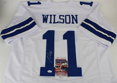 Cedrick Wilson Jr. Signed Cowboys Jersey (JSA COA) Dallas Draft Pick 2018 / WR