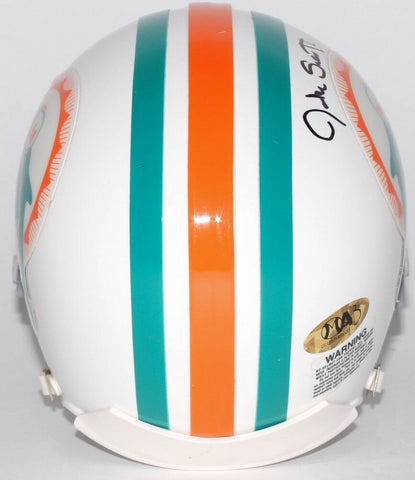 Jake Scott Signed Dolphins Mini Helmet Inscribed "MVP SB VII" (MAB Hologram)