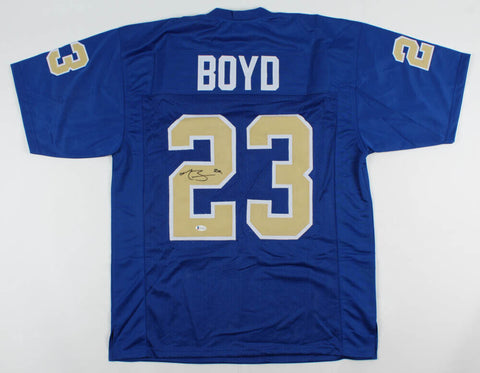 Tyler Boyd Signed Pitt Panthers Jersey (TSE COA) Cincinnati Bengals W,R.