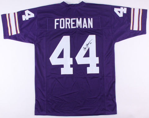 Chuck Foreman Signed Minnesota Vikings Jersey (JSA COA) 5×Pro Bowl (1973–1977)