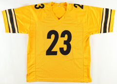 Joe Haden Signed Pittsburgh Steelers Throwback Jersey (Beckett) 3×Pro Bowl D.B.