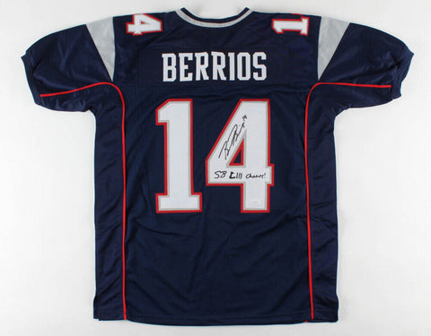 Braxton Berrios Signed New England Patriots Jersey (JSA COA) Super Bwl LIII Chmp