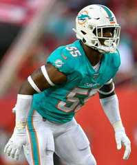Jerome Baker Signed Miami Dolphins Color Rush Jersey (JSA COA) Ex-Ohio State L.B