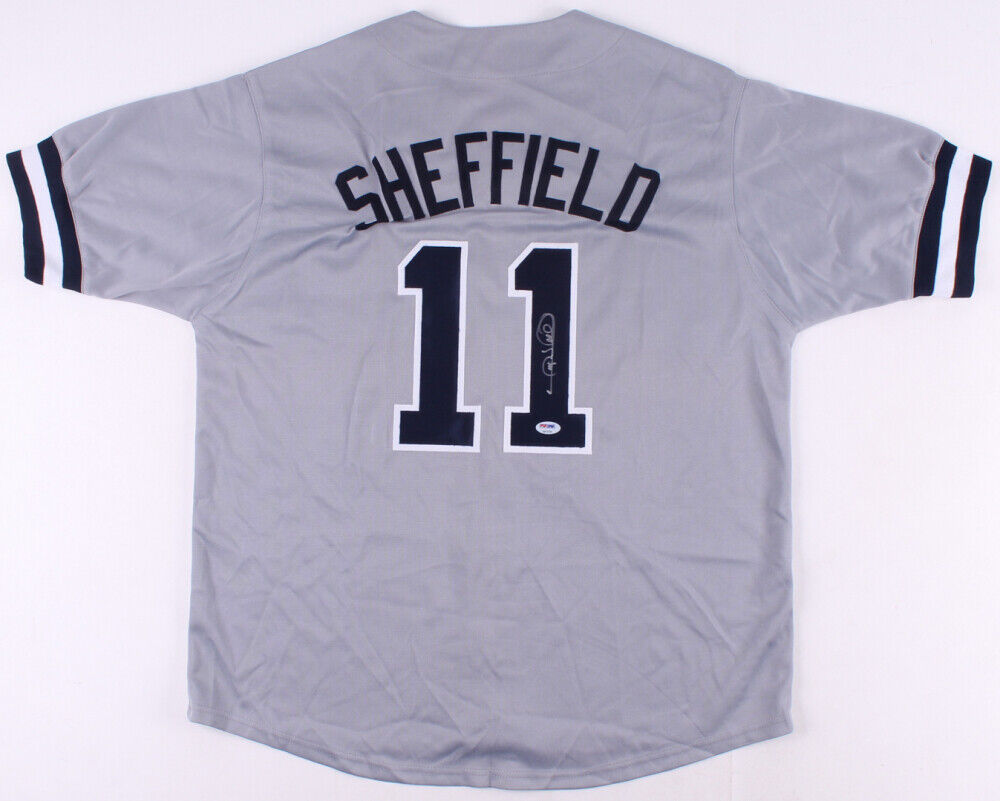 Gary Sheffield Signed New York Yankees Jersey (PSA COA) 509 HR's / 1997 WS Champ