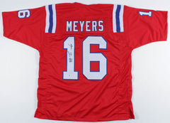 Jakobi Meyers Signed New England Patriots Jersey (Beckett COA) Pats Starting WR