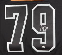 Carter Hart Signed Philadelphia Flyer Jersey (Fanatics) 2016 Draft Pick / Goalie
