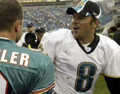 Mark Brunell Signed Jaguars Jersey (Beckett) Jacksonville's 3×Pro Bowl QB