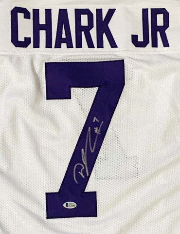 D.J. Chark Signed LSU Tigers Jersey (Beckett COA) Jaguars 2nd Rnd Pick 2018 W.R.