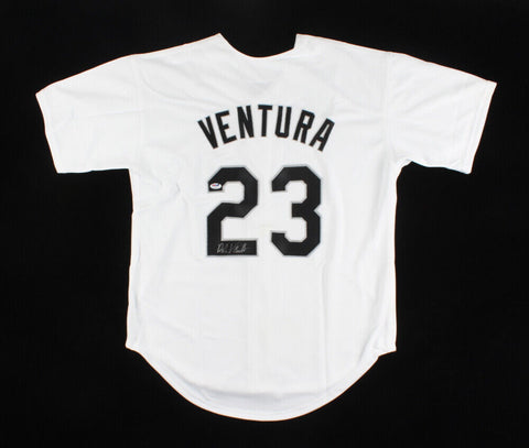 Robin Ventura Signed Chicago White Sox Jersey (PSA COA) ML 3rd Baseman 1989-2004