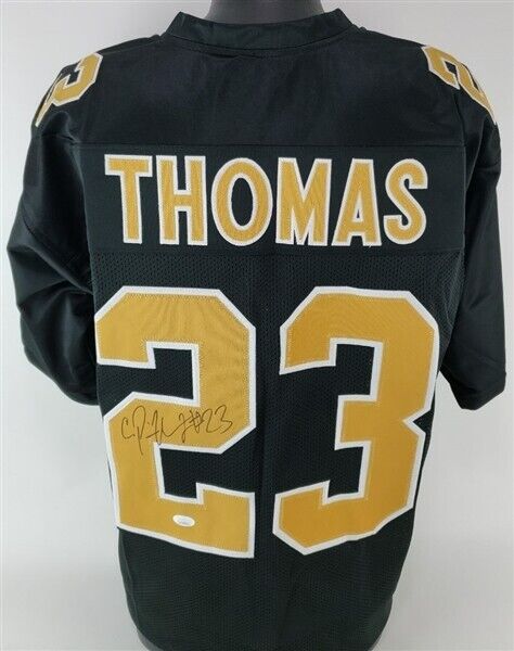 Pierre Thomas Signed New Orleans Saints Jersey (JSA COA) Super Bowl XLIV  Champ