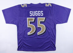 Terrell Suggs Signed Ravens Jersey (JSA COA) Baltimore 7x Pro Bowl Linebacker