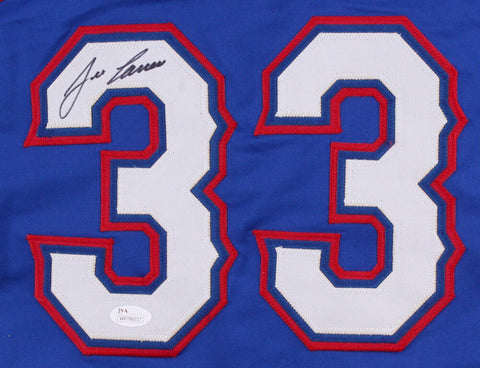 Jose Canseco Signed Rangers Blue Alt. Jersey (JSA COA) 2x World Series Champion
