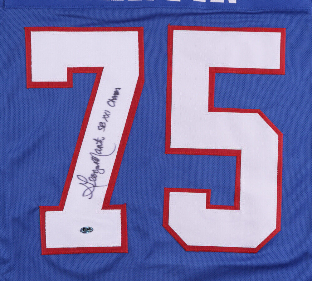 George Martin Signed New York Giants Jersey (RSA Hologram) Super