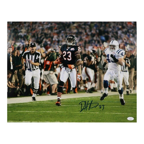 Devin Hester Chicago Bears Signed 16" x 20" Photo (JSA COA) 2024 H.O.F. Inductee