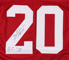 Billy Sims Signed Oklahoma Sooners Highlight Stat Jersey "H.T.-'78" (JSA COA)