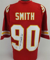 Neil Smith Signed Kansas City Chiefs Jersey (JSA COA) 6×Pro Bowl Defensive End