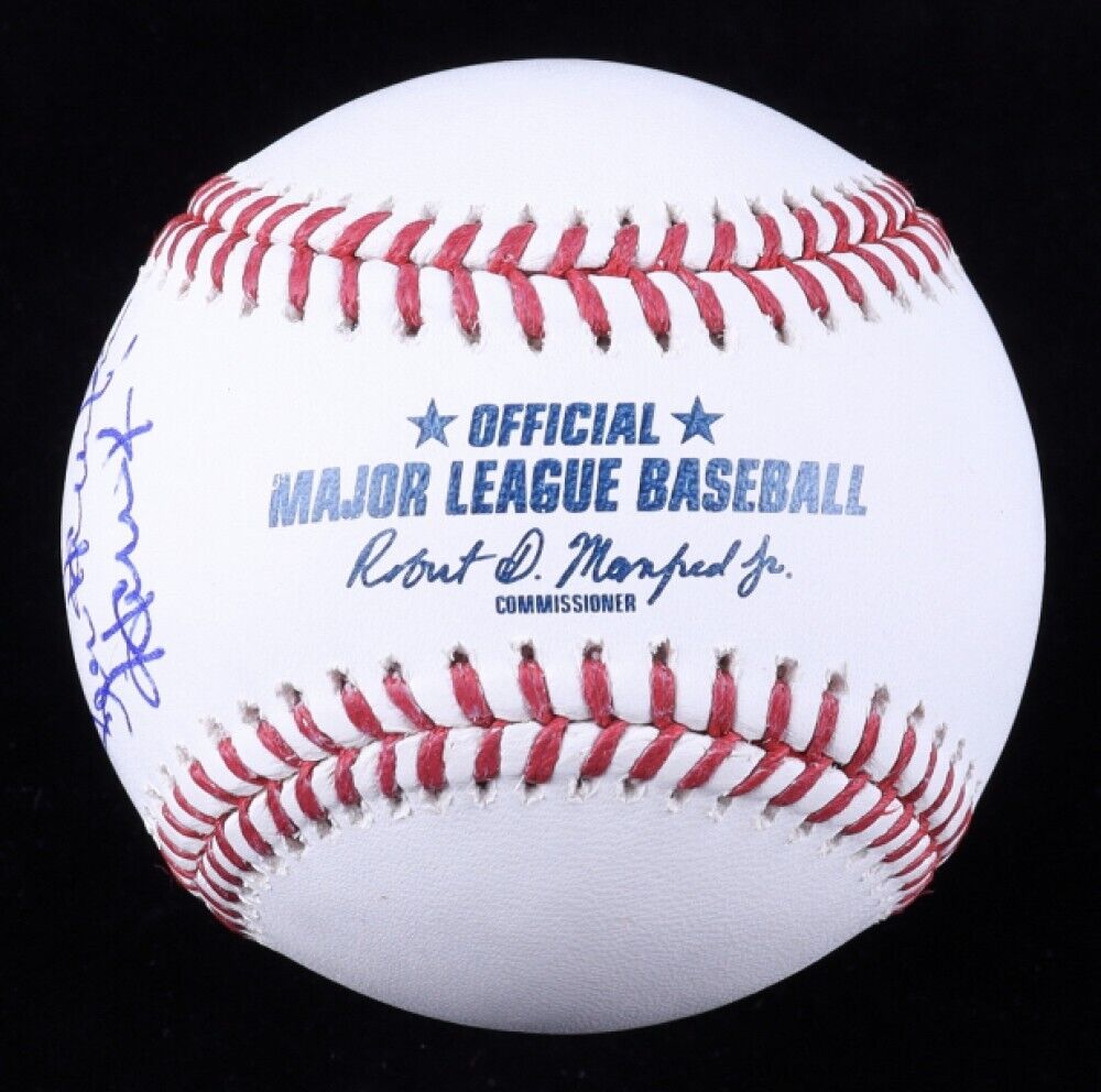Ken Harrelson Signed Hall of Fame Baseball Inscribed "Hawk" (JSA COA) White Sox