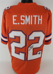 Emmitt Smith Signed Florida Gator Jersey (Beckett COA) NFL All-Time Leading Rshr