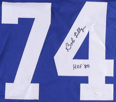 Bob Lilly Signed Dallas Cowboys Throwback Jersey Inscribed "HOF 80" (JSA COA)