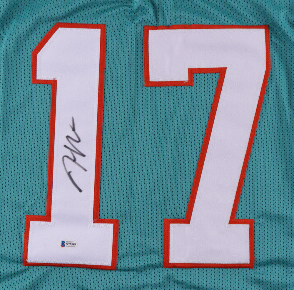 Tyreek Hill Signed Miami Dolphins Teal Jersey (JSA) 6xPro Bowl Wide Re –