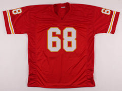 Will Shields Signed Kansas City Chiefs Jersey (JSA COA) Nebraska Offensive -Line