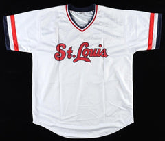 Vince Coleman Signed St. Louis Cardinals Jersey (JSA COA) 1985