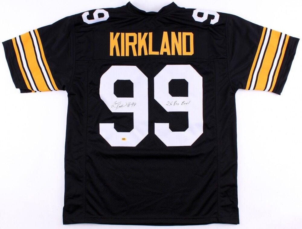 Levon Kirkland Signed Steelers Jersey inscribed 2x Pro Bowl (CAS COA)