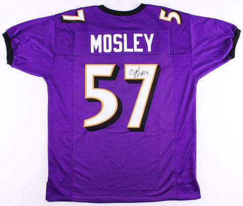 C.J. Mosley Signed Baltimore Ravens Jersey (JSA COA) 2014 1st Rd Draft Pick L.B.