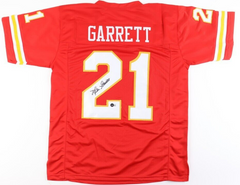 Mike Garrett Signed Kansas City Chiefs Jersey (Beckett) Super Bowl IV Champion